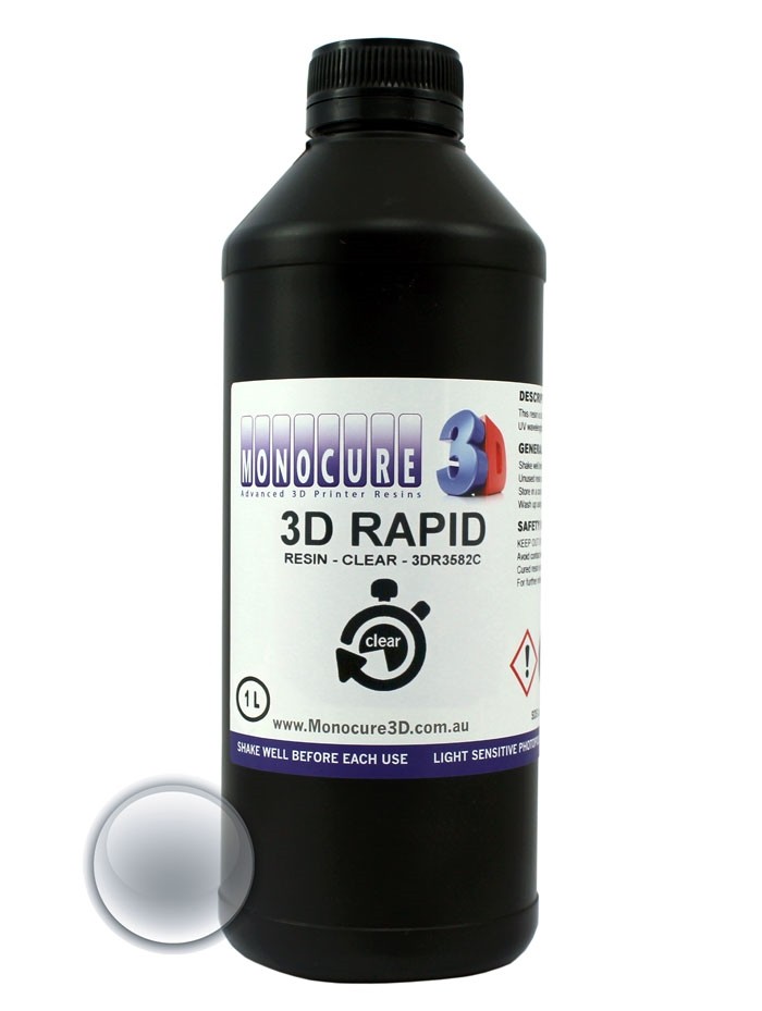 3D PRO - Crystal Clear Resin - 1.25L - Monocure 3D