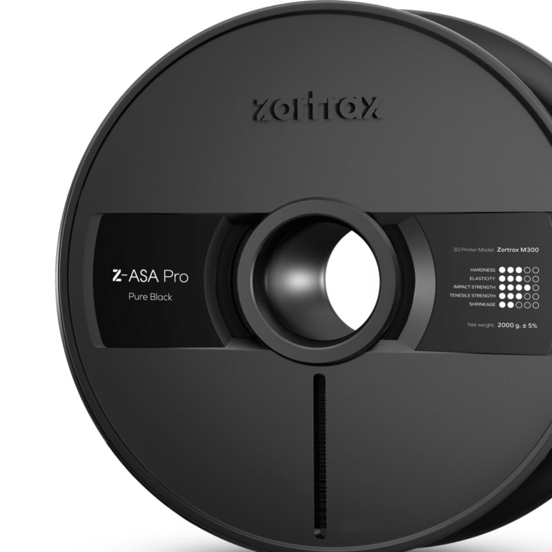 Zortrax Z-ASA Pro 1,75mm 800g CRNA (BLACK)