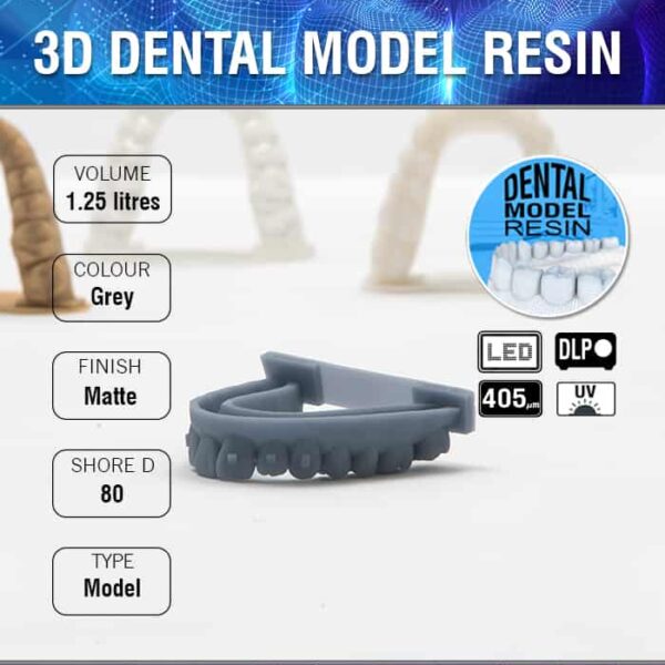 Resin Monocure Rapid dental 1.25L siva  (gray)
