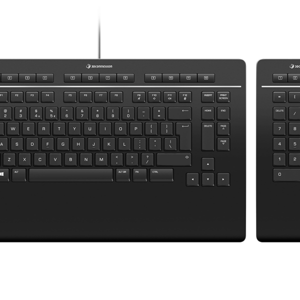 3DCONNEXION Keyboard Pro with Numpad