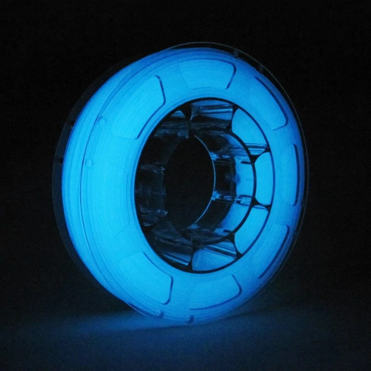 D.D. PLA 1,75mm 0,330 svetli u mraku- plava  (glow in the dark blue)