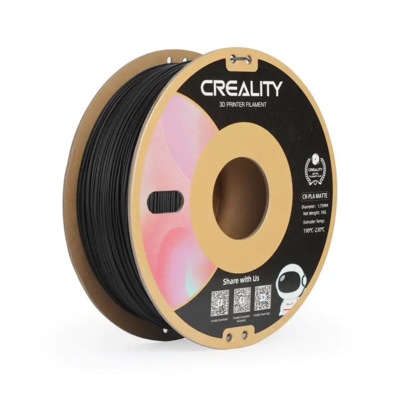 Creality CR-PLA MATT 1,75mm 1kg CRNA (BLACK)