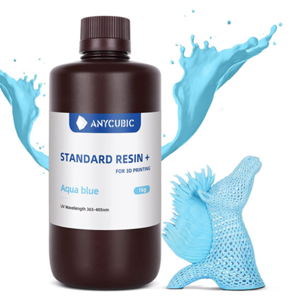 Anycubic Standard Plus Resin 1KG Plavi (AQUA BLUE)