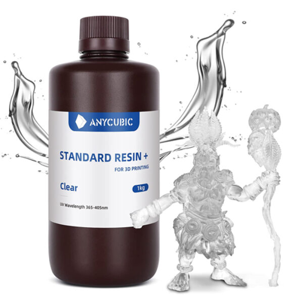 Anycubic standard Plus Resin 1kg Transparent (CLEAR)