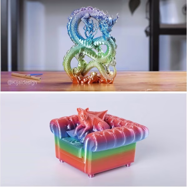 CR rainbow print