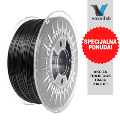 D.D. PET-G 1,75mm 1kg CRNA - specijalna ponuda