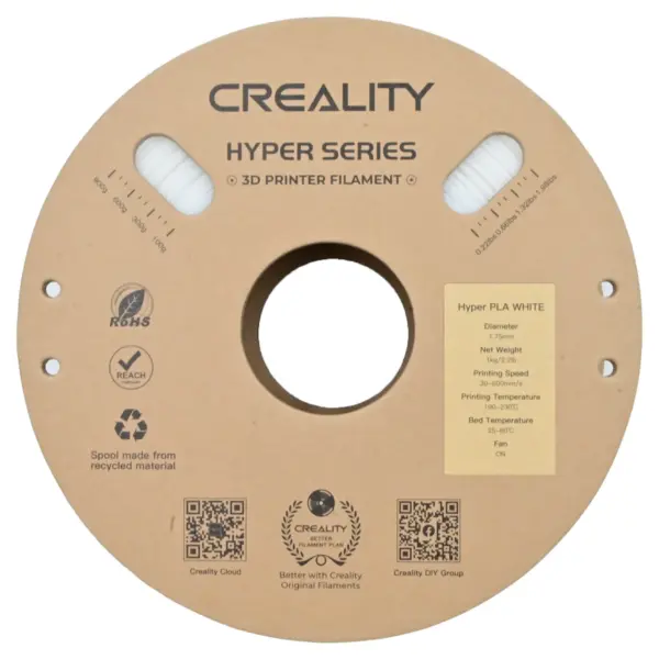 Creality Hyper 1.75mm PLA Bela 1kg