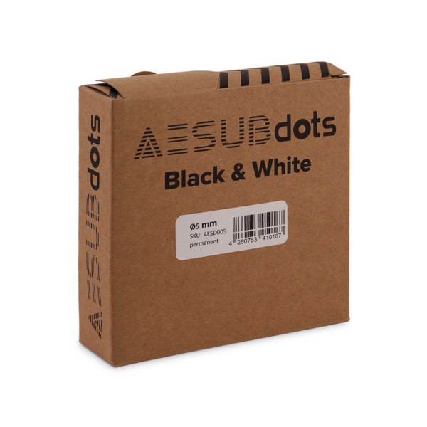 AESUBDOTS 6000 targets black-white5mm-1