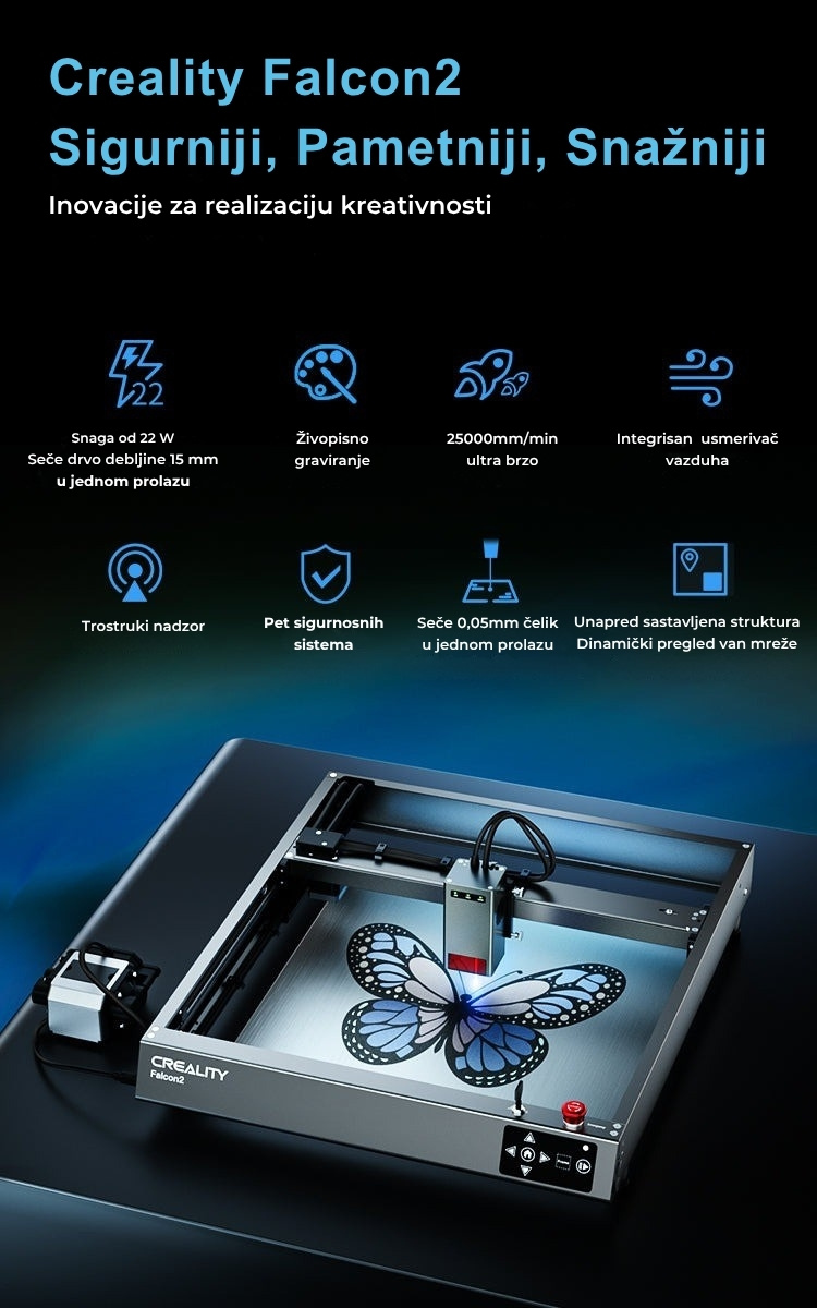 Laserski modul za Creality Falcon 22W-mobile